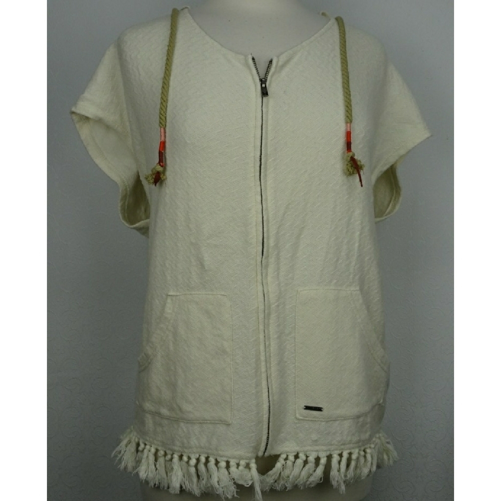 Roxy sleeveless hooded top size L